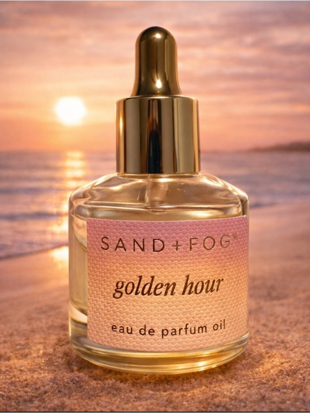 Sand+Fog “Golden Hour” Perfume Oil dropper .33 oz Inspo: Jo Malone English Pear